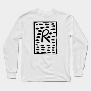 The painting of the letter R Long Sleeve T-Shirt